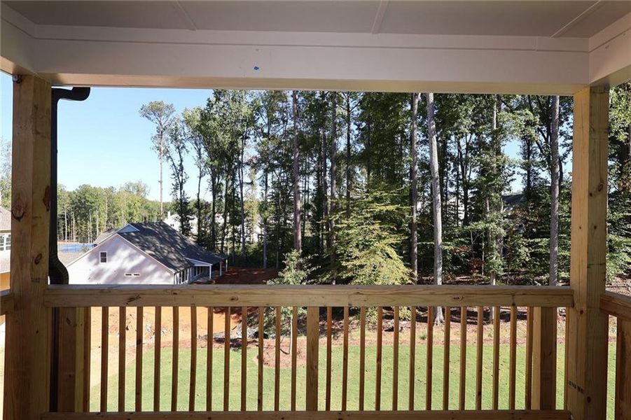 Exterior details and patio area of a home in Ellis, Marietta (Image 3).