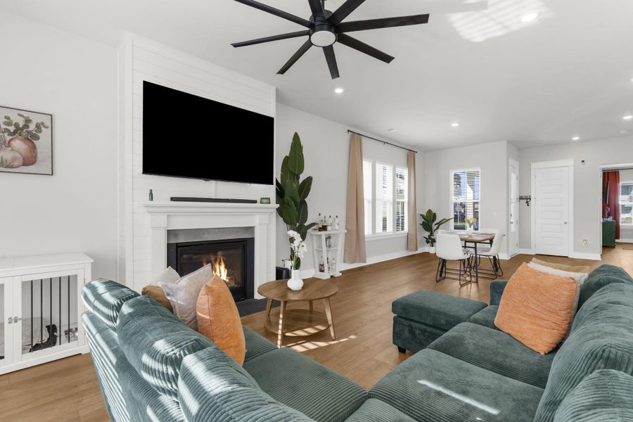Furnished interior view inside a new home in Carnes Crossroads, Summerville (Image 10).