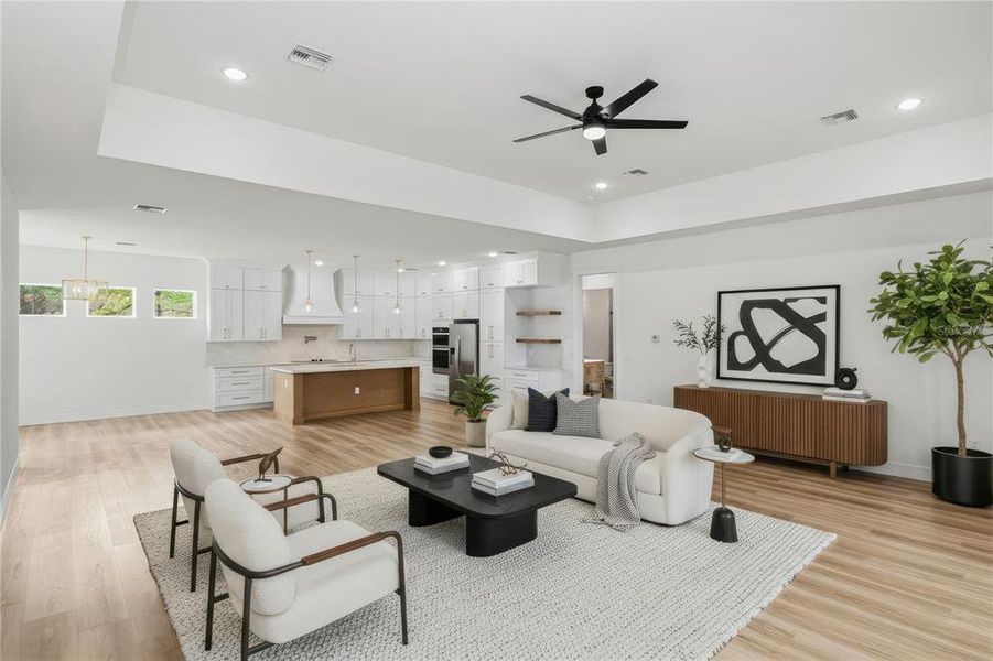 Furnished interior view inside a new home in , Eustis (Image 9). Furnished interior view inside a new home in , Eustis (Image 9).