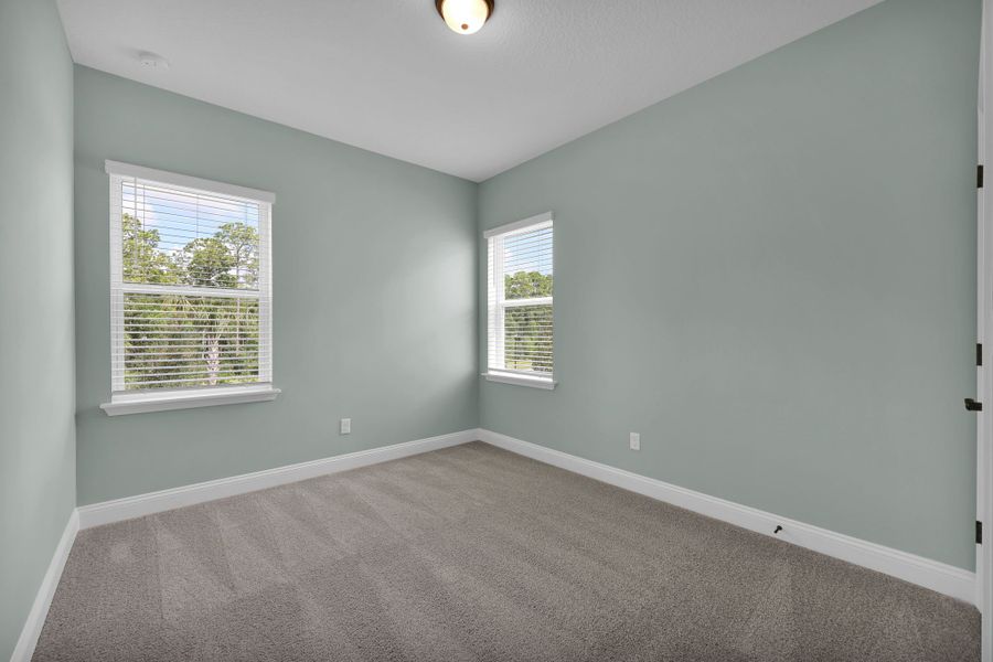 Representative unfurnished interior of a home built from the Crescent by Riverside Homes in Mariposa at EverRange, Jacksonville (Image 43).