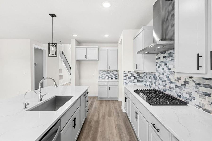 Furnished interior view inside a new home in University Heights, Round Rock (Image 9). Furnished interior view inside a new home in University Heights, Round Rock (Image 9).