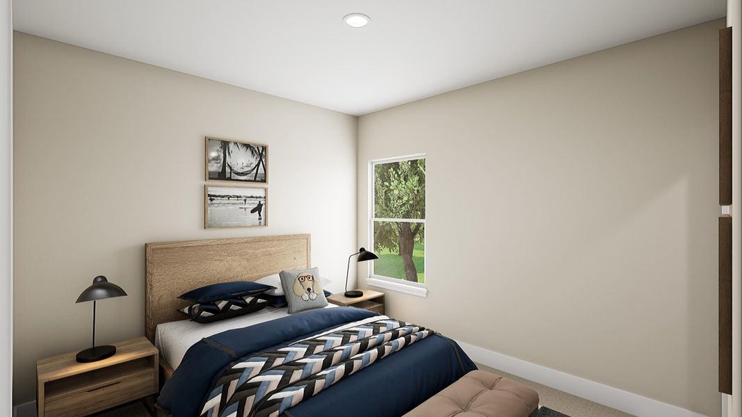 Furnished interior view inside a new home in Prairie Collection at The Meadows, Denton (Image 8). Furnished interior view inside a new home in Prairie Collection at The Meadows, Denton (Image 8).