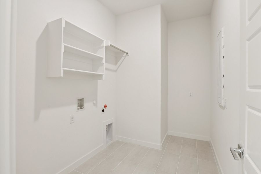Utility Room in the Monet II home plan by Trophy Signature Homes – REPRESENTATIVE PHOTO Utility Room in the Monet II home plan by Trophy Signature Homes – REPRESENTATIVE PHOTO