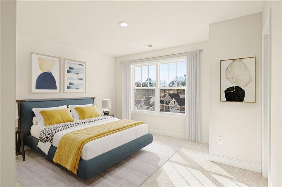 Furnished interior view inside a new home in Salacoa, Calhoun (Image 15).