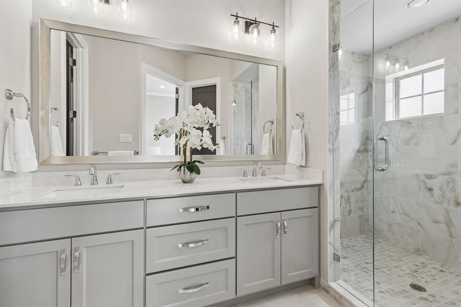 Furnished interior view inside a new home in Parkland, Fort Worth (Image 14).
