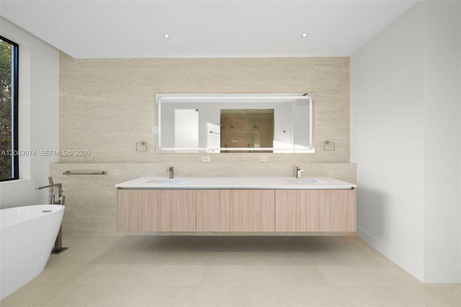 Furnished interior view inside a new home in , South Miami (Image 6).