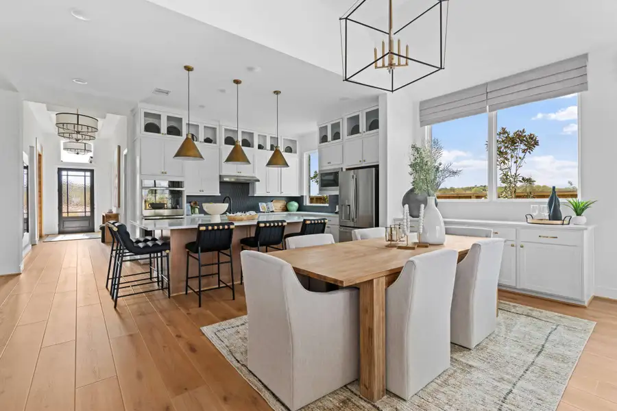 Representative furnished interior of a home built from the Lauren by Chesmar Homes in Wood Leaf Reserve, Tomball (Image 14).
