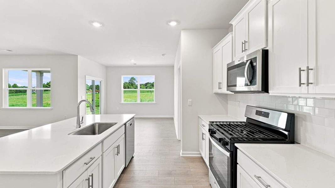 Furnished interior view inside a new home in Hunters Ridge, Woodruff (Image 10).