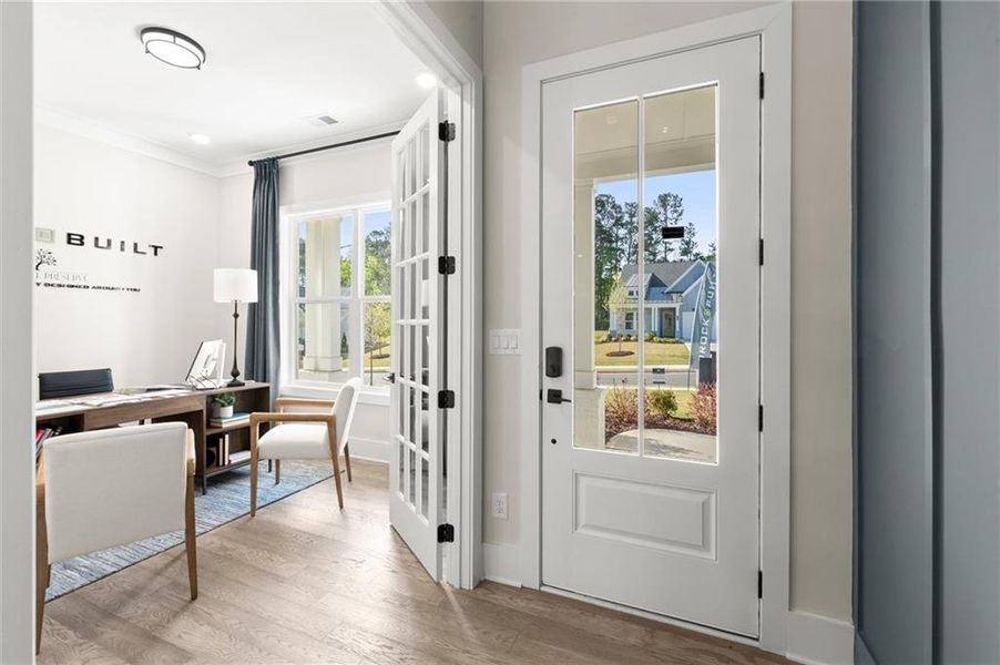 Furnished interior view inside a new home in Hillgrove Preserve, Powder Springs (Image 16).