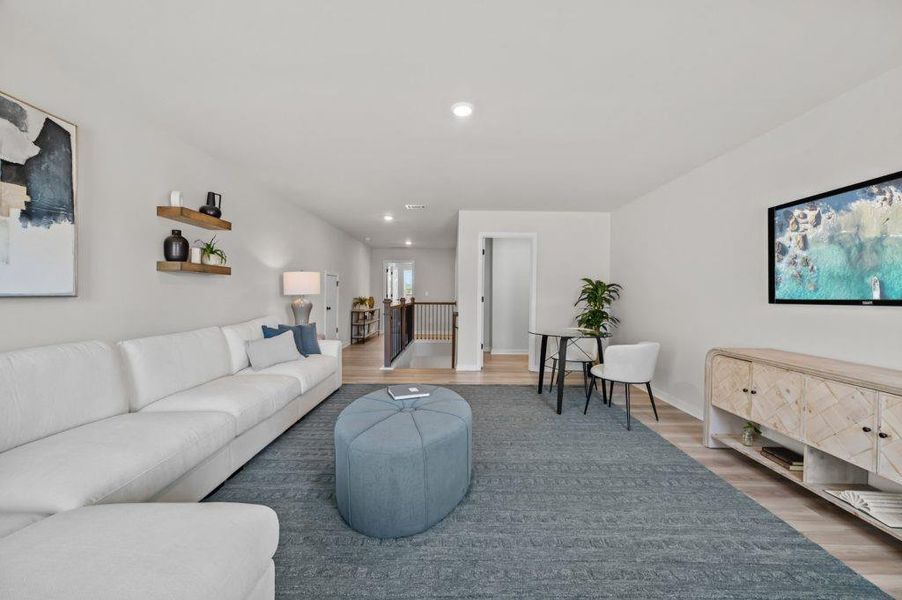 Furnished interior view inside a new home in Pinecrest Ridge, Dacula (Image 5).