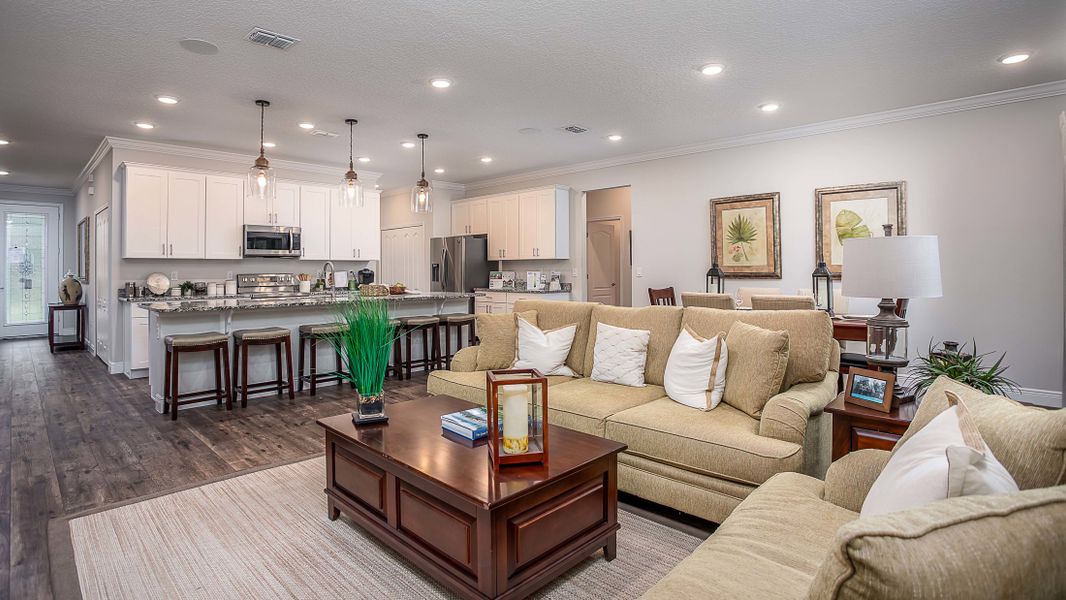 Representative furnished interior of a home built from the Wilmington by Maronda Homes in Coastal Communities, Edgewater (Image 25).