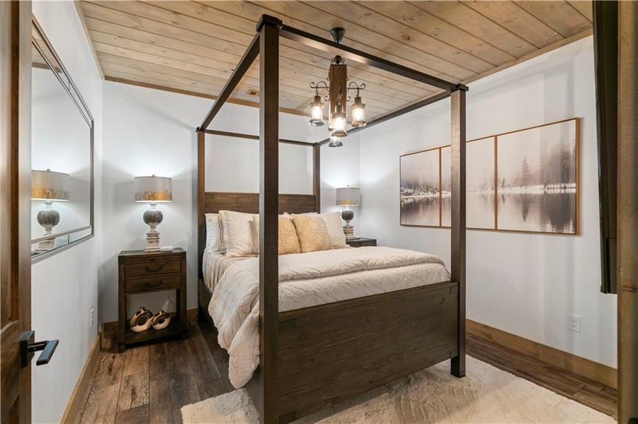 Furnished interior view inside a new home in , Cherry Log (Image 28).