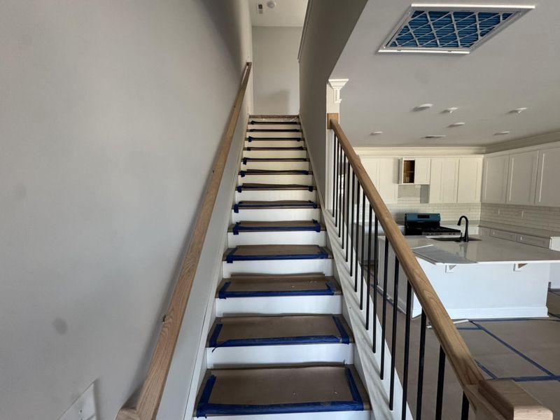 In-progress construction of a new home in Harrisburg Village Townhomes, Harrisburg, NC (Image 10).