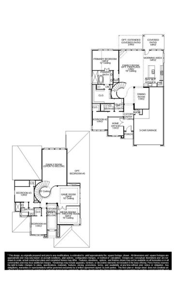 2D floor plan layout of this home in Audubon, Magnolia, TX (Image 4). 2D floor plan layout of this home in Audubon, Magnolia, TX (Image 4).