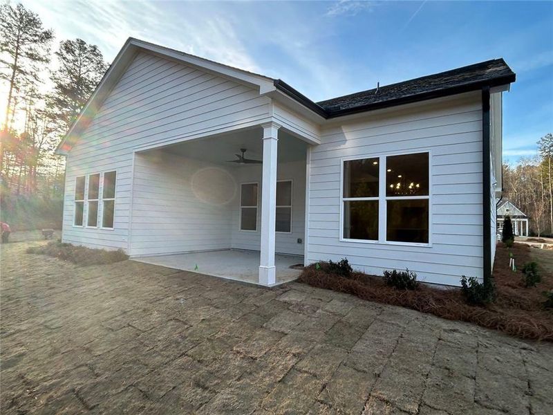 Exterior details and patio area of a home in , Woodstock (Image 3).