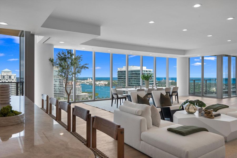 Furnished interior view inside a new home in , West Palm Beach (Image 14). Furnished interior view inside a new home in , West Palm Beach (Image 14).