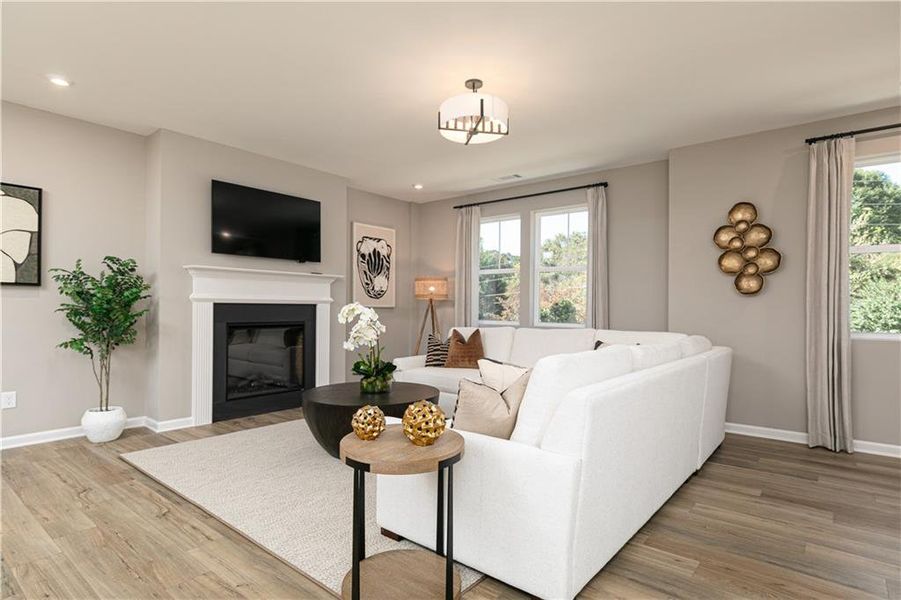 Furnished interior view inside a new home in Darlington, Loganville (Image 27).