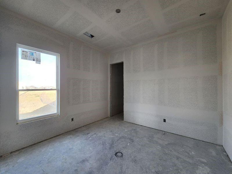 In-progress construction of a new home in Rocky Top, Krum, TX (Image 2).