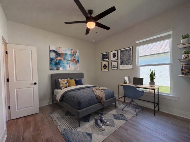 Furnished interior view inside a new home in Natureview, Freeport (Image 10).