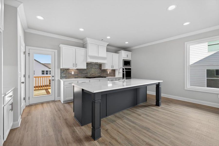 Furnished interior view inside a new home in Hemingway, Flowery Branch (Image 5).