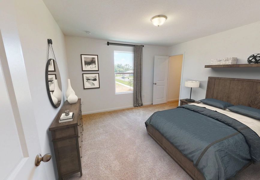 Representative furnished interior of a home built from the Catalina by Starlight Homes in The Meadows, Mebane (Image 10).