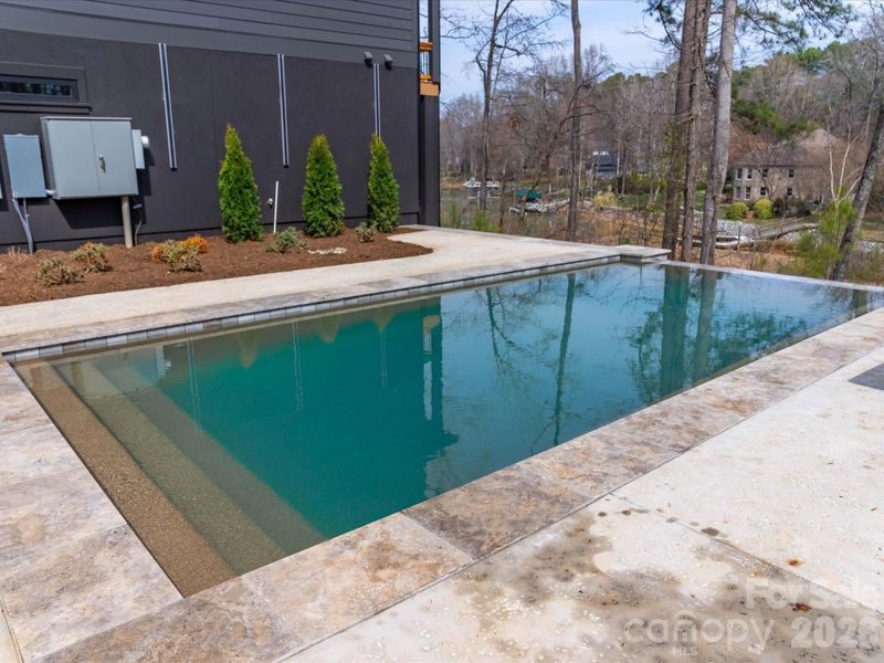 Exterior details and patio area of a home in , Mooresville (Image 29).