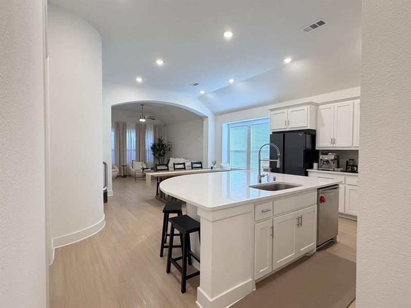 Furnished interior view inside a new home in Cottages of Celina, Celina (Image 5).
