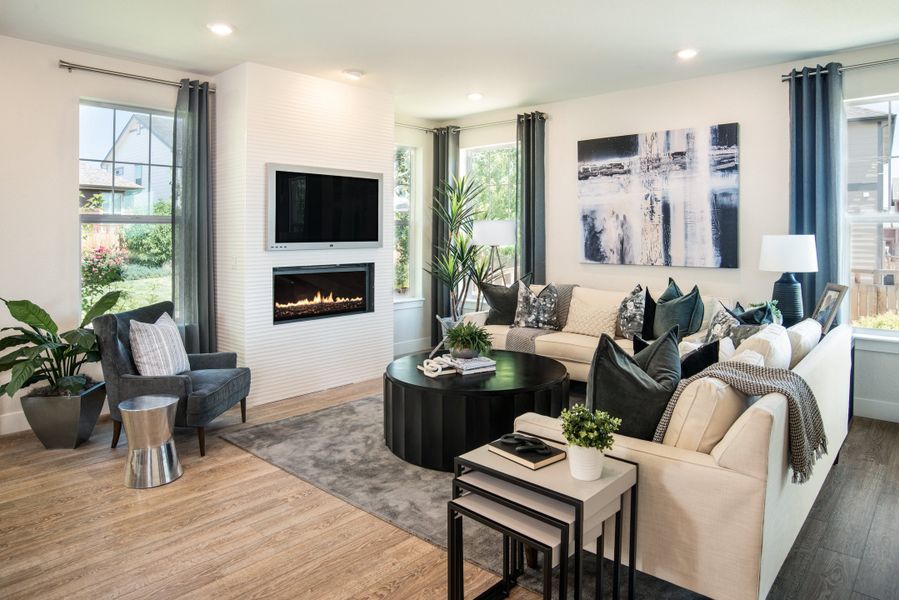 Representative furnished interior of a home built from the Plan 1942 by KB Home in Terrain Oak Valley, Castle Rock (Image 6).