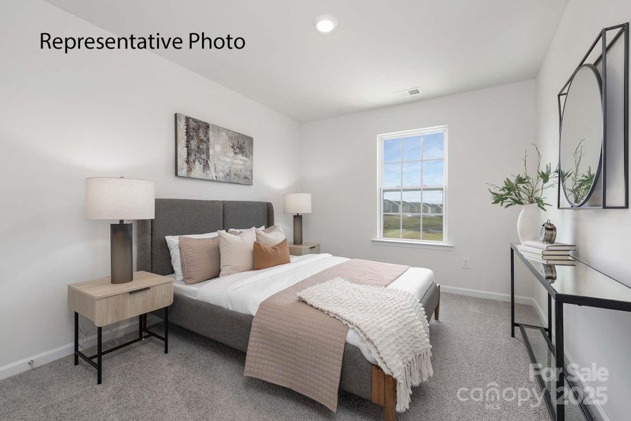 Furnished interior view inside a new home in Falls at Hickory, Hickory (Image 19).