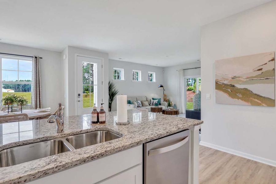 Representative furnished interior of a home built from the TUSCAN by D.R. Horton in Westbrook Retreat Villas at Savannah Quarters, Pooler (Image 11).