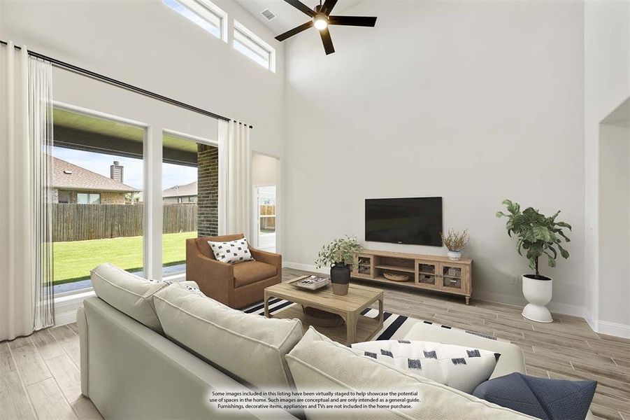 Furnished interior view inside a new home in Sable Creek, Sanger (Image 6). Furnished interior view inside a new home in Sable Creek, Sanger (Image 6).