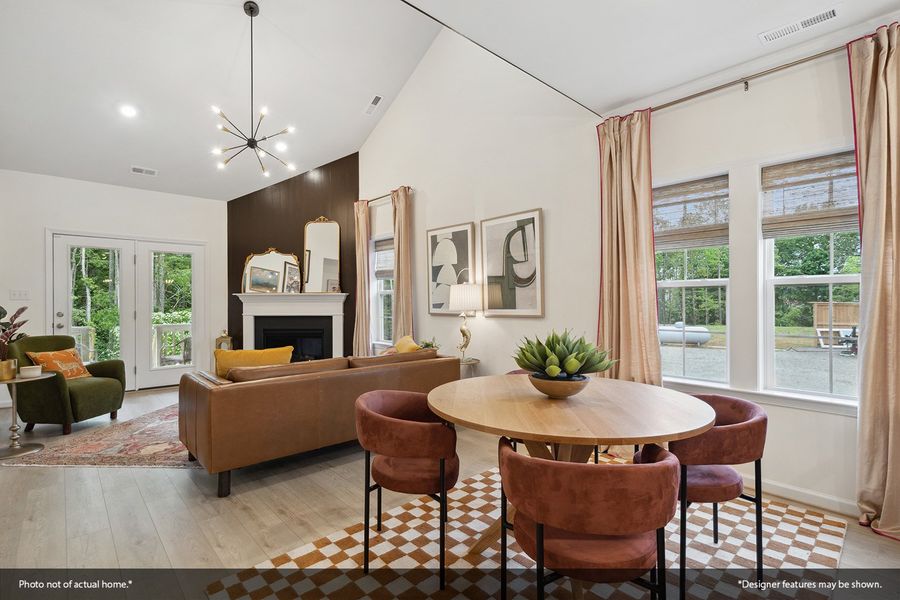 Furnished interior view inside a new home in Mayfair Village, Spartanburg (Image 8). Furnished interior view inside a new home in Mayfair Village, Spartanburg (Image 8).