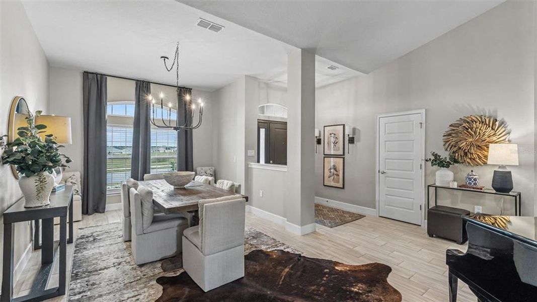 Furnished interior view inside a new home in Lake Juliana Estates, Auburndale (Image 42).
