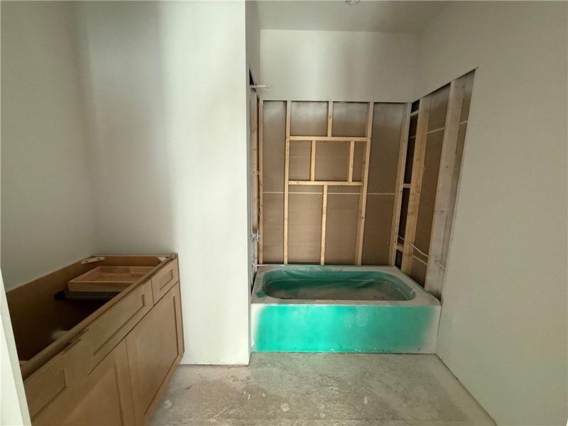 In-progress construction of a new home in , Hoschton, GA (Image 25).