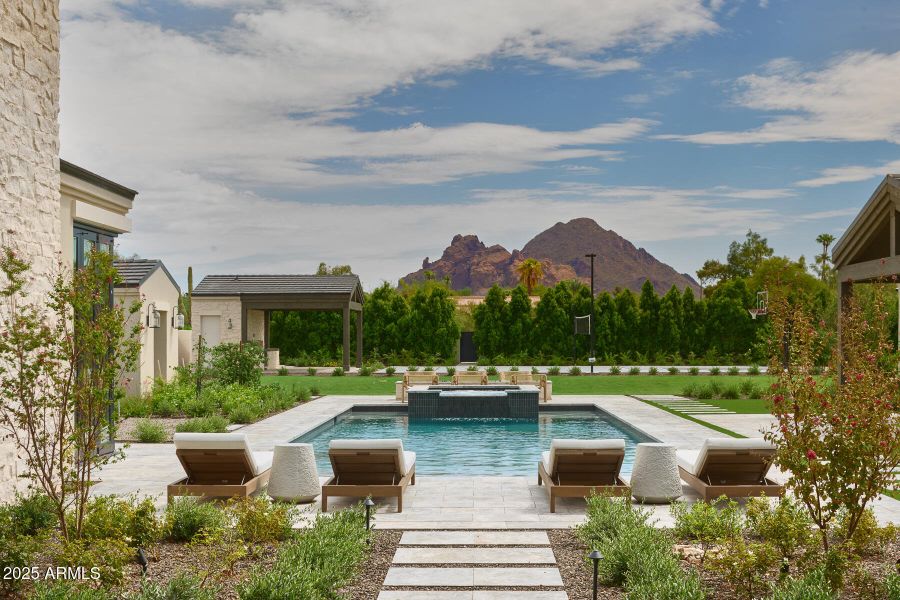 Privacy and a generous sized yard