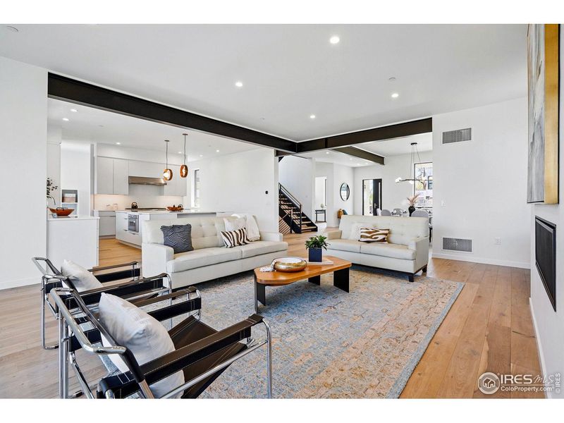Furnished interior view inside a new home in , Boulder (Image 15).