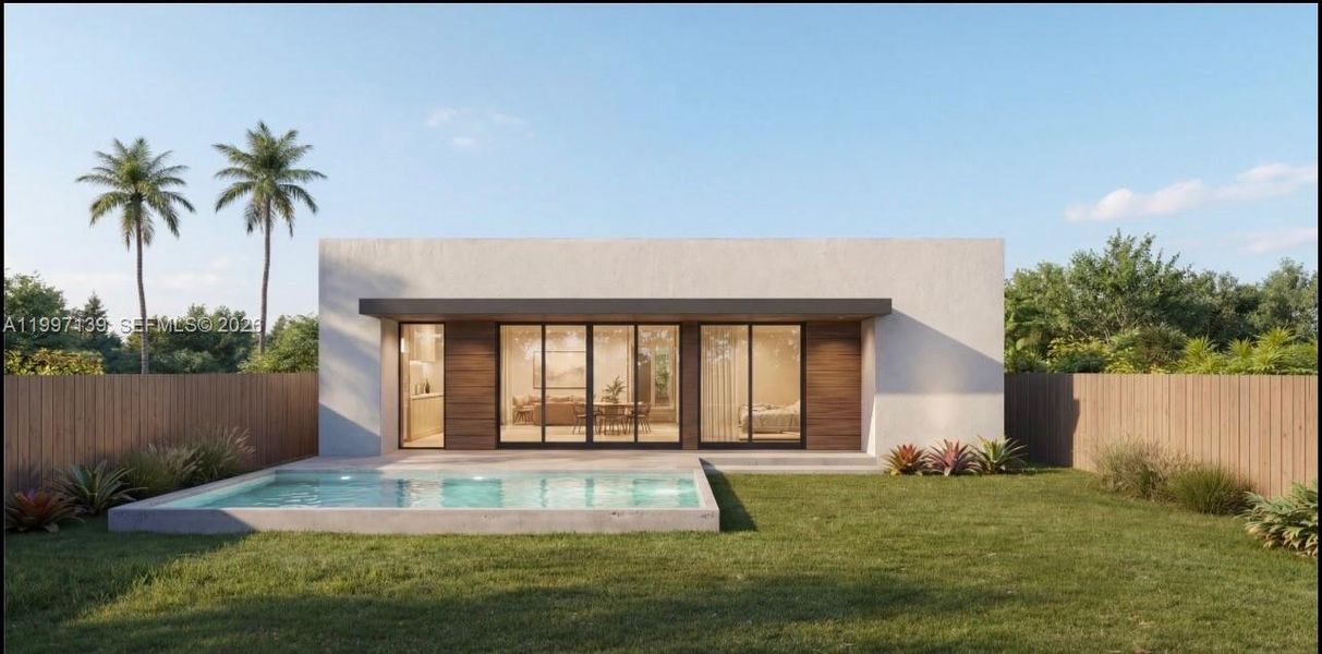 Exterior details and patio area of a home in , Miami (Image 4).