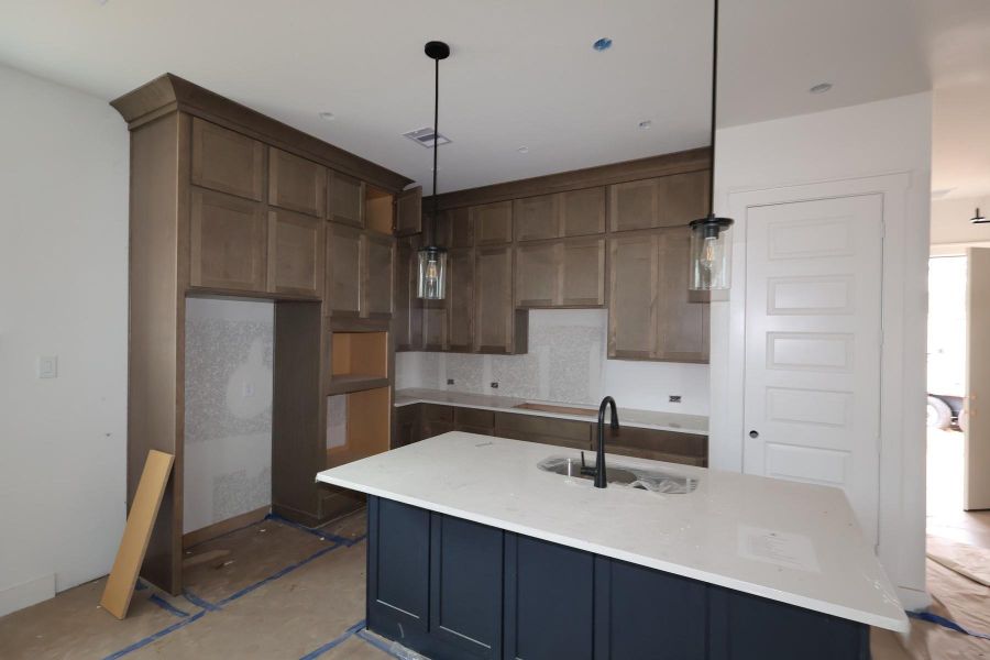 In-progress construction of a new home in Two Step Farm 35', Montgomery, TX (Image 12).