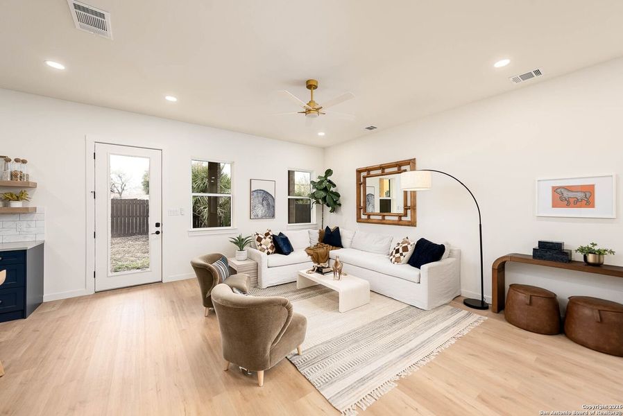 Furnished interior view inside a new home in , San Antonio (Image 30).