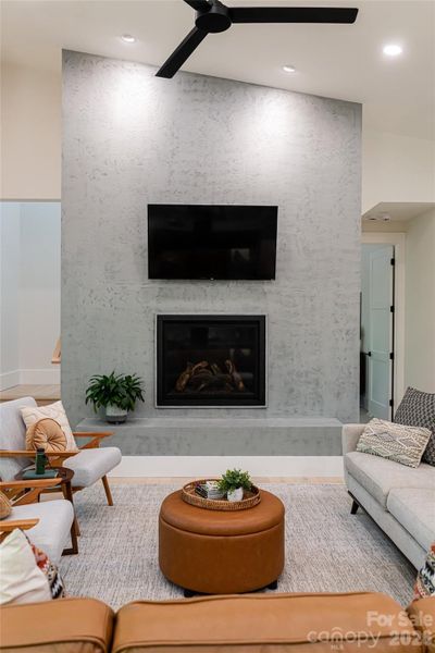 Furnished interior view inside a new home in , Pisgah Forest (Image 8).