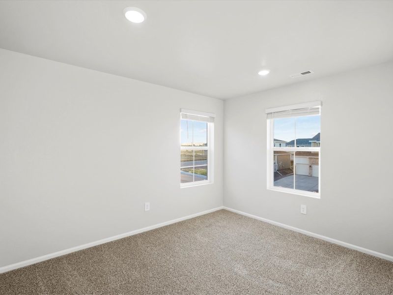 Spacious, unfurnished interior of a new home in Poudre Heights: The Lakes Collection, Windsor (Image 16). Spacious, unfurnished interior of a new home in Poudre Heights: The Lakes Collection, Windsor (Image 16).
