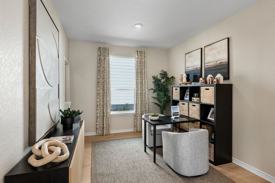 Representative furnished interior of a home built from the 1605 Modeled by KB Home in Punta Verde, Converse (Image 8).