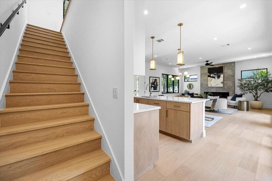 Furnished interior view inside a new home in , Austin (Image 18). Furnished interior view inside a new home in , Austin (Image 18).