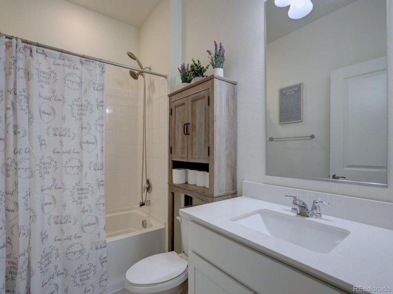 Furnished interior view inside a new home in Crystal Valley Pine Ridge, Castle Rock (Image 7).