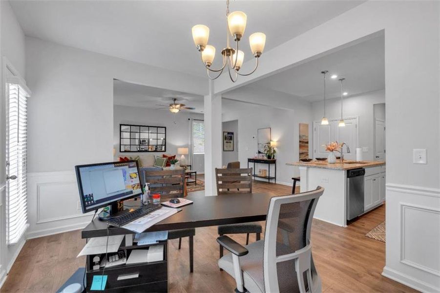 Furnished interior view inside a new home in Park Center Pointe, Austell (Image 30).