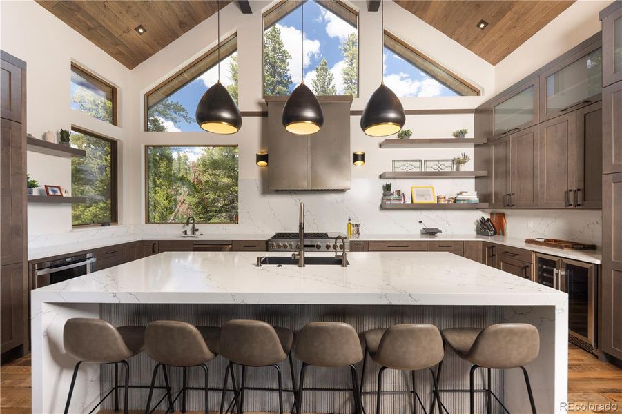 Furnished interior view inside a new home in , Breckenridge (Image 24).