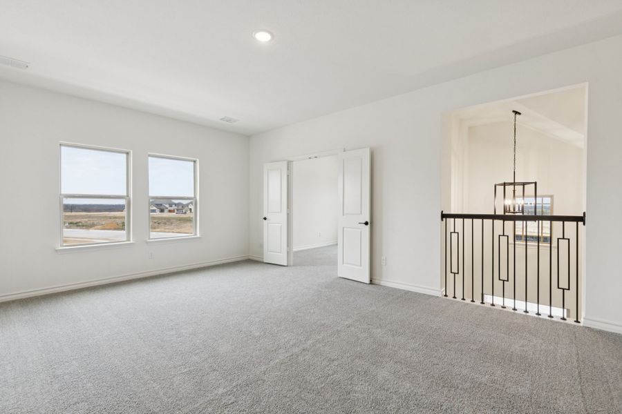 Spacious, unfurnished interior of a new home in Timberbrook, Justin (Image 23). Spacious, unfurnished interior of a new home in Timberbrook, Justin (Image 23).