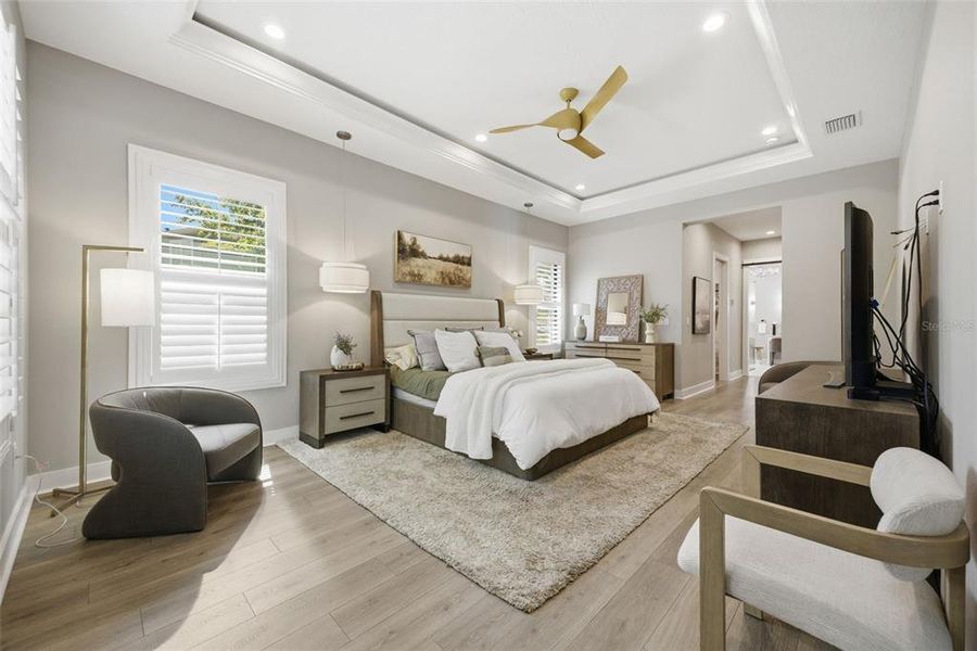 Furnished interior view inside a new home in , Tarpon Springs (Image 27).