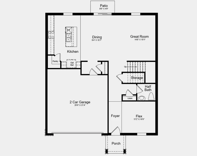 2D floor plan layout for the Oriole by Taylor Morrison in Westview, Poinciana, FL (Image 3). 2D floor plan layout for the Oriole by Taylor Morrison in Westview, Poinciana, FL (Image 3).