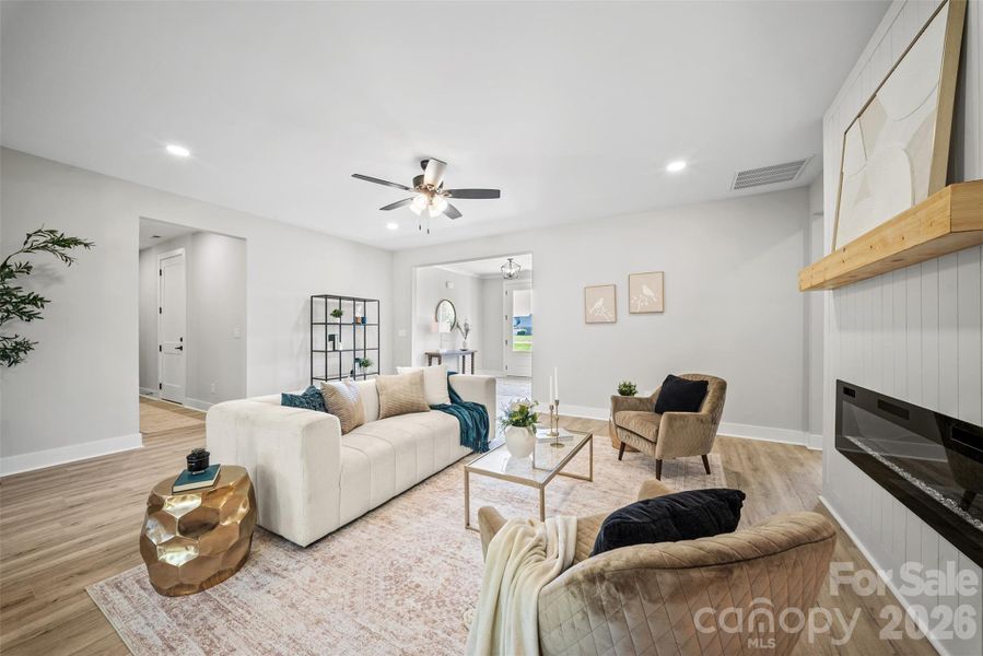 Furnished interior view inside a new home in , Concord (Image 34).